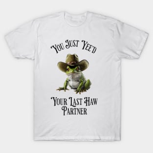 Cowboy Frog Meme T-Shirt